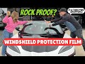 Living with windshield protection film  does it actually work