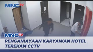 Detik-Detik 5 Pemuda Keroyok Karyawan Hotel Terekam CCTV - LIP 30/06