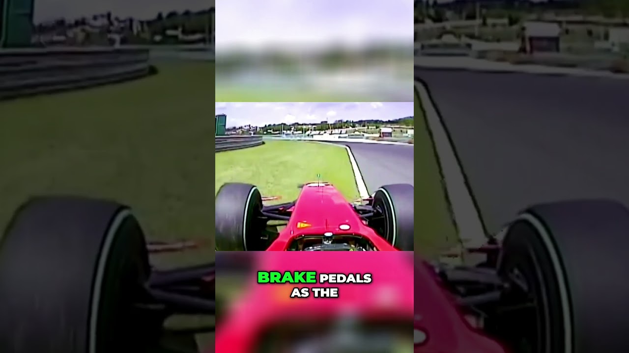 F1 Crash  Incredible Ferrari Impact at 100 km h!