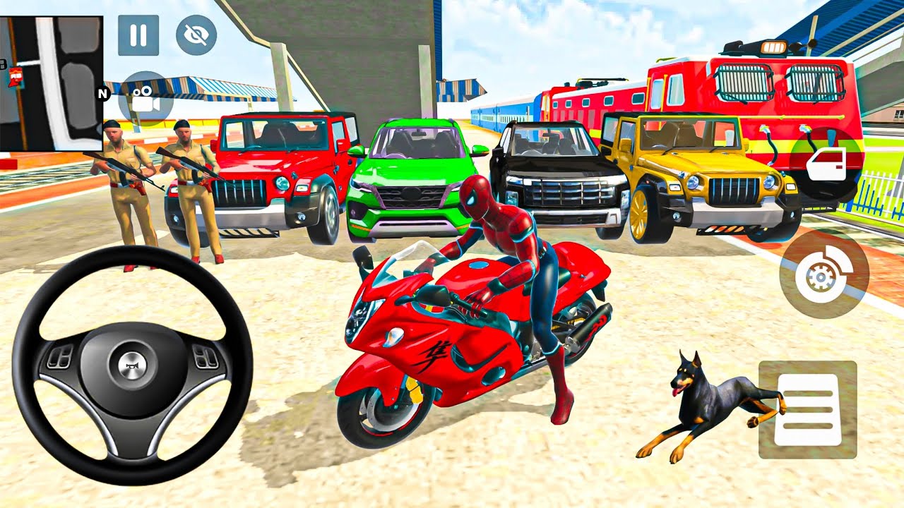 ❄️ Indian Thift Auto Game New Update 🐝 Spiderman & Ironman 🔥 Purchased Monster Cars  Showroom Game 🎮