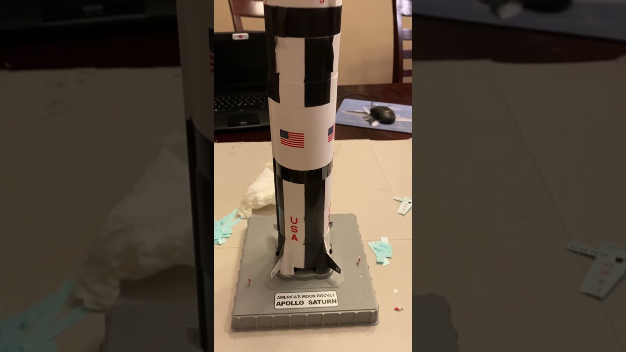 Revell Saturn V Finished