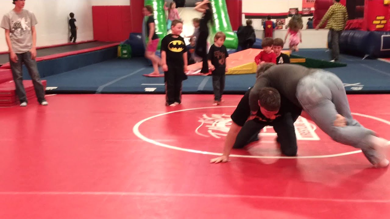 Wrestling old man YouTube