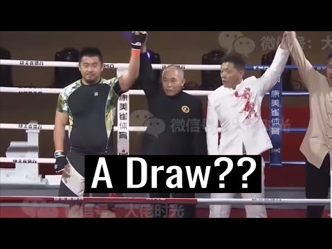 Xu Xiaodong vs Ding Hao Match Ruled A Draw - Hilarious Interview (MMA vs Wing Chun)