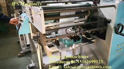 JPS-560ZD Automatic folding & slitting machine for Self-adhesive label paper to Belarus