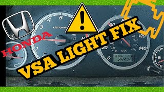 vsa honda crv 2006 odyssey check engine abs accord limp goes mode fix 2008 triangle