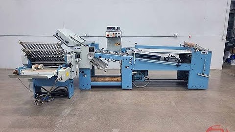 MBO B23 Continuous Feed Paper Folder w/ 8pg Unit - 100622090010A