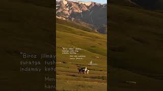 Biroz Jilmay Deding. Yuribman Honuz Jilmayib.