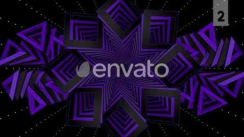 Geometric Flowers VJ Loops | Motion Graphics - Envato elements