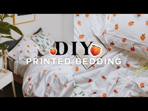 diy-pattern-duvet-cover-🍑-super-easy-&-affordable-(upcycle)-2018-//-lone-fox