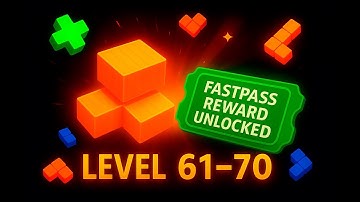 Wood Block Jam - Level 61 - 70 Solved!
