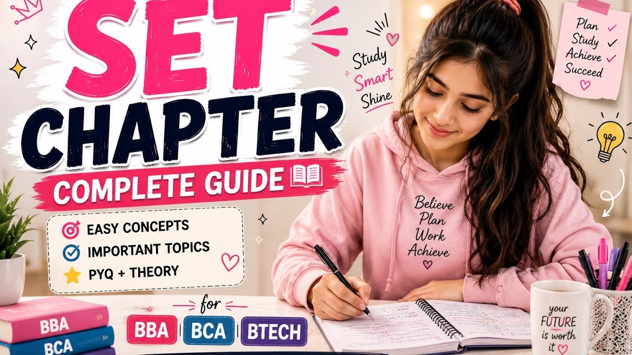SET Chapter Complete Guide 🔥 | BBA BCA BTech | Easy Concepts + PYQ ...