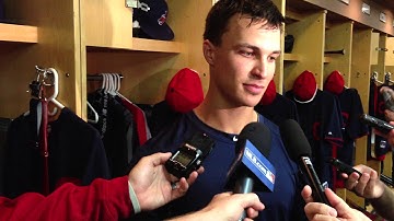 Indians rookie Zack Walters talks about game-winning home run vs. Chicago