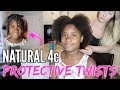 NATURAL 4C PROTECTIVE TWISTS I NATURAL HAIRCARE ROUTINE FOR KIDS Adoption & Foster I Christy Gior