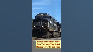 Locomotive Power It Takes to get 103 Loaded Rail Cars Moving