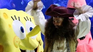 柳沢慎吾、スポンジ・ボブとポジティブ対決！映画「スポンジ・ボブ　海のみんなが世界を救Woo（う～）！」2