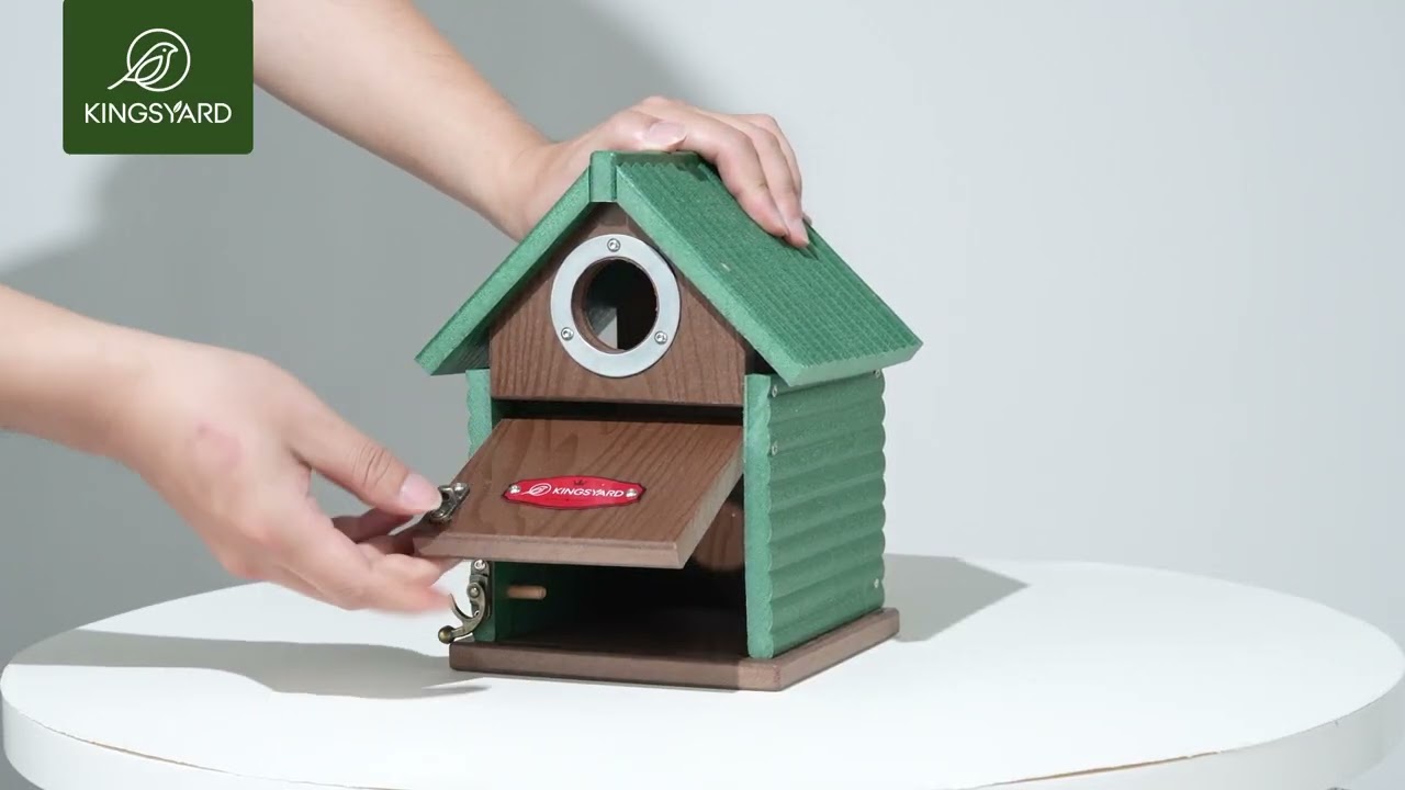 Kingsyard Weatherproof Bluebird House with 1.5'' Hole for Outdoor