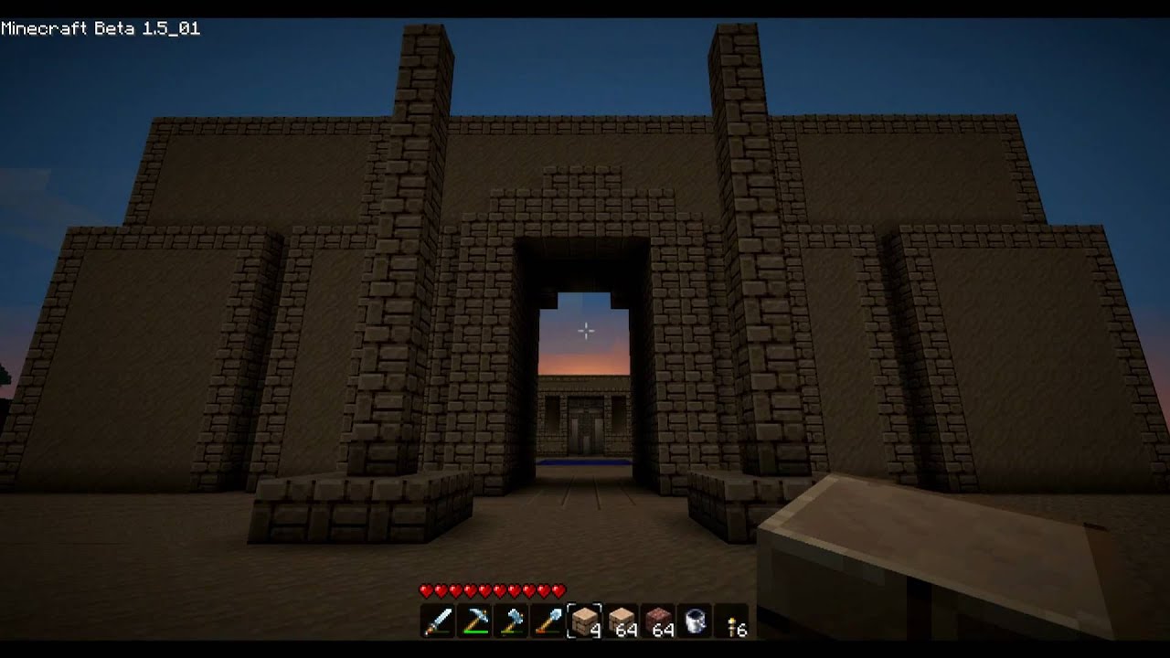 Egyptian Temple in Minecraft YouTube