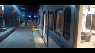 VTA light rail green Old Ironside departing champion