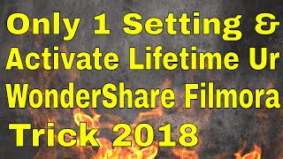 Activate Wondershare Filmora 8.5.1 Lifetime without Software or Keygen | Email Banned | Trick Finder screenshot 1