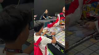 EPIC PACK BATTLE WITH @deeppocketmonster AT CARD PARTY!! 🔥#pokemon #pokemoncards #pokemoncommunity