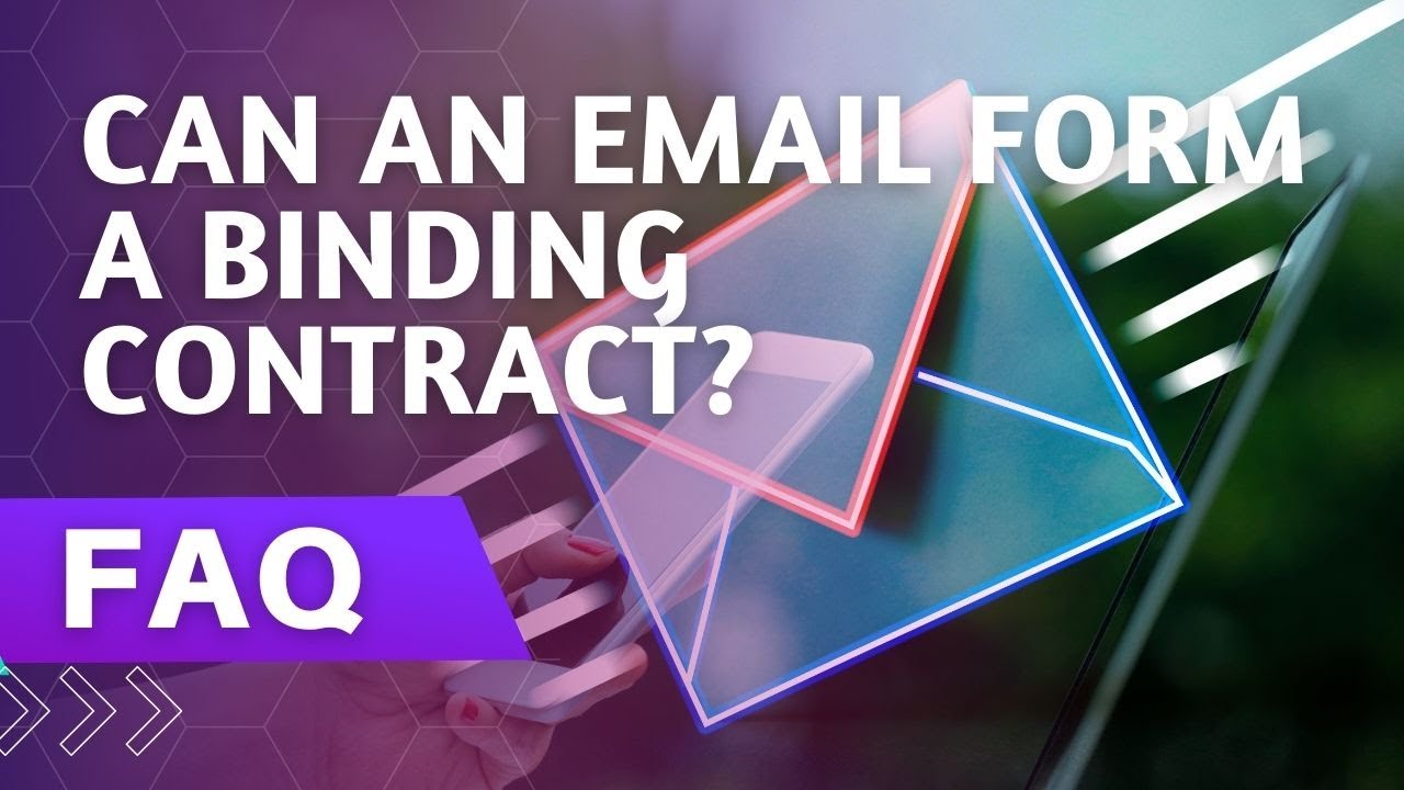 Can an Email Form a Binding Contract? - YouTube