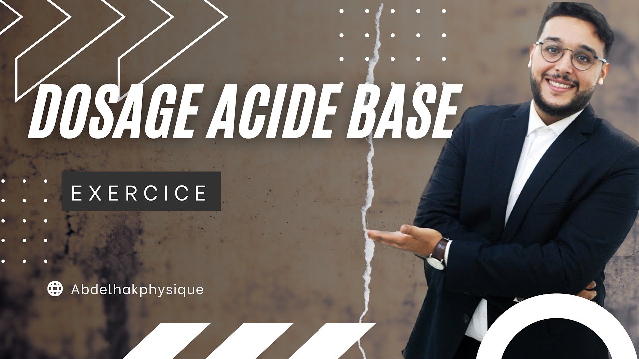 dosage acide base (تمرين ناااضي) 2eme bac