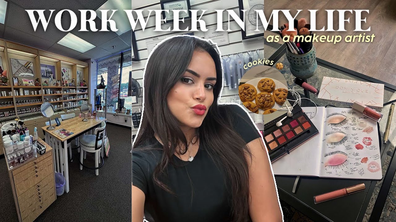 دوزو معايا 3 أيام خدمة 💄🇺🇸 كـ Makeup Artist فميريكان ✨ + Girls Talk 👭 المعاناة ديال الخدمة 😮‍💨