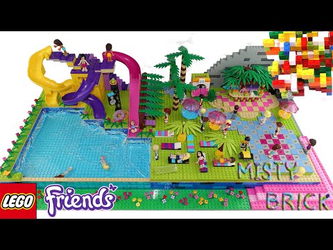 Heartlake Summer Pool - LEGO Friends - 41313 - Product Animation. 