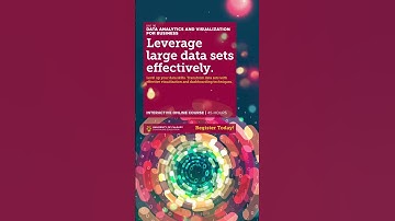 Improve Your Decision-Making with our Online  Data Analytics & Visualization Course.