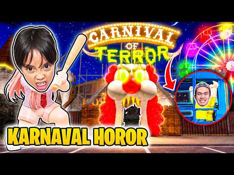PASAR MALEM HOROR ‼️ LEIKA DAN TOMPEL TERSESAT DI TERROR CARNIVAL [ROBLOX INDONEISA]