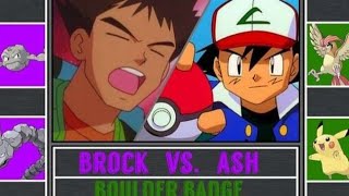 Ash Battles Brock - Pokemon: indigo league- Gym Bage Update