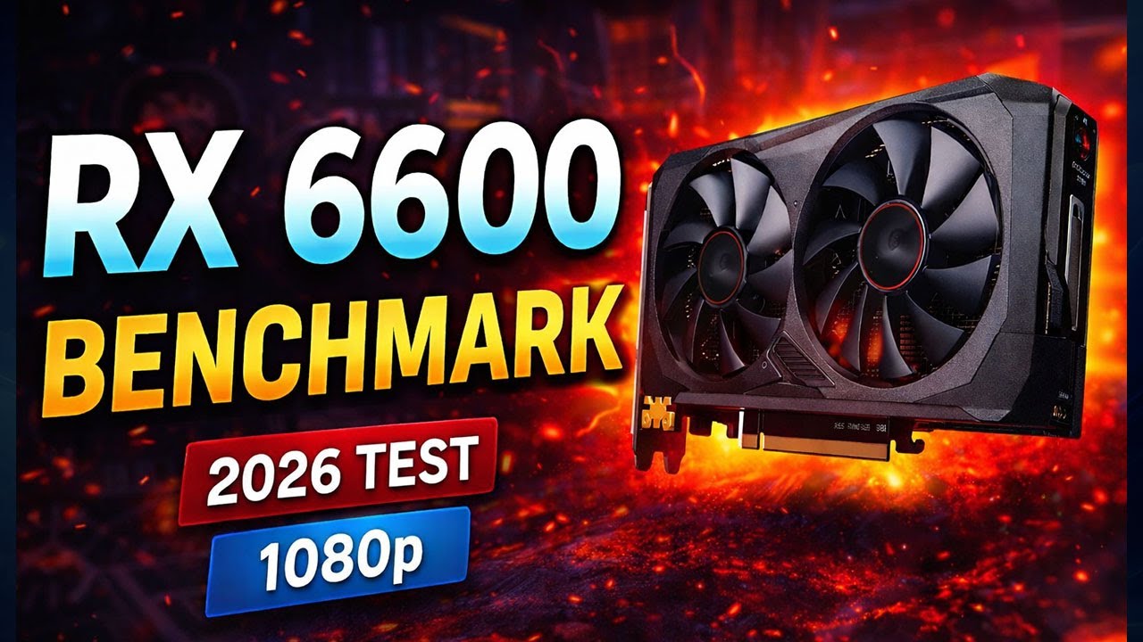 RX 6600 Benchmark Test (2026) | 1080p Performance & Stress Test - YouTube