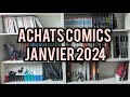 Achats comics janvier 2024