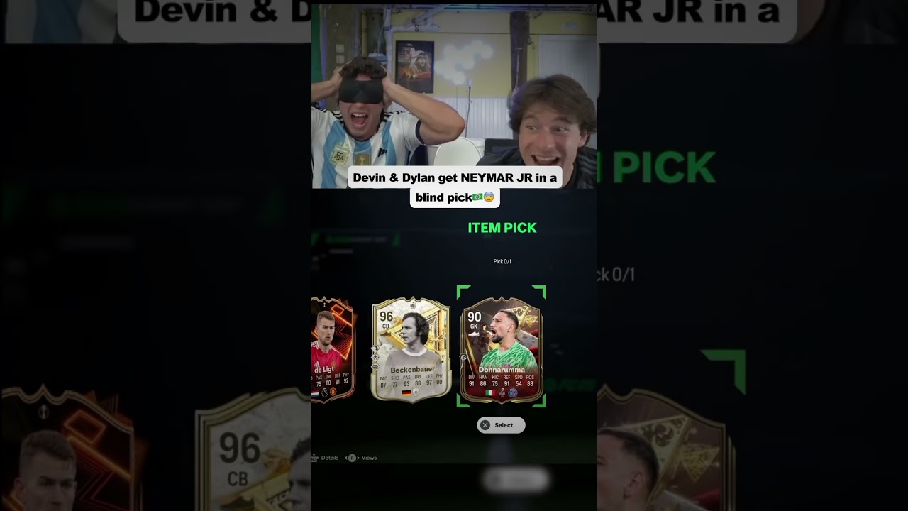 We got 🇧🇷NEYMAR JR in a blind pick😱