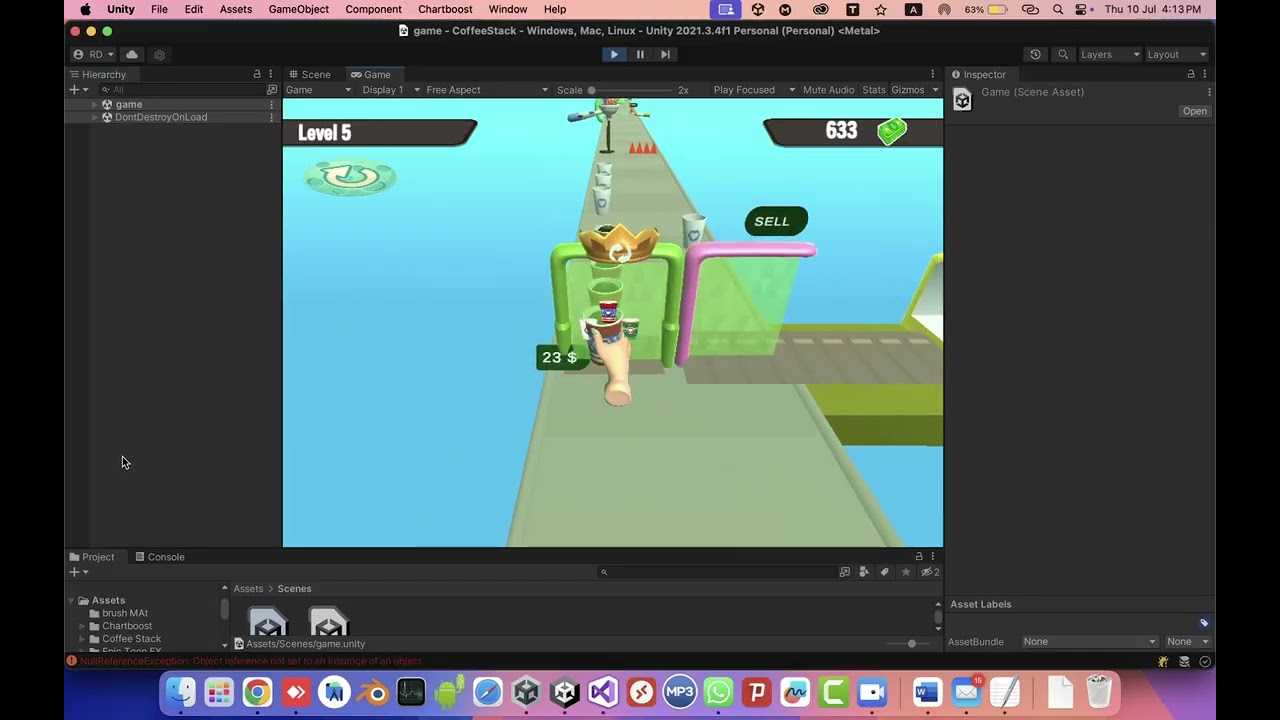 coffee stack unity source code