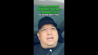 Sales Strategy: Demonstrate Capabilities vs Talk About Capabilities #shorts