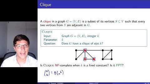 05 pc - Basics of Parameterized Complexity