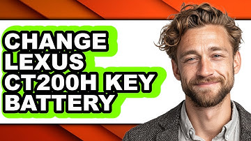 How To Change Lexus CT200H Key Battery (Full Guide)