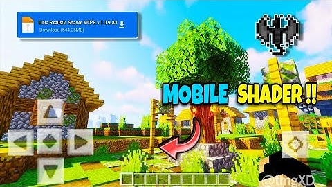 100% RTX SHADERS IN  MINECRAFT PE v 1.19.83+/1.20 | Render Dragon shaders in Minecraft