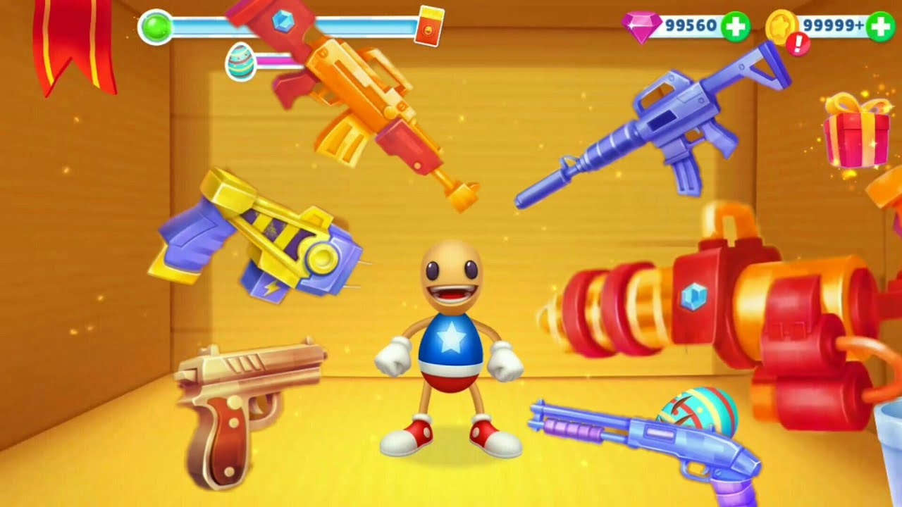 kick-the-buddy-forever-fire-arms-all-weapons-gameplay-youtube