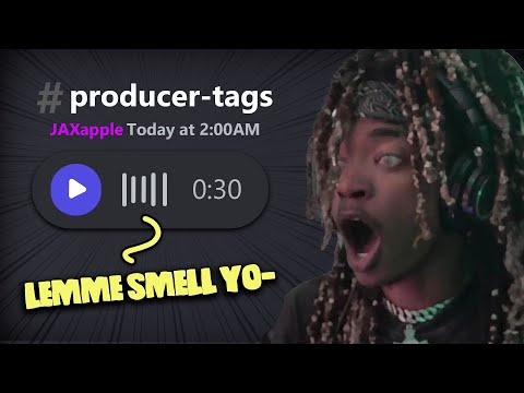 i made my viewers make me a new producer tag..