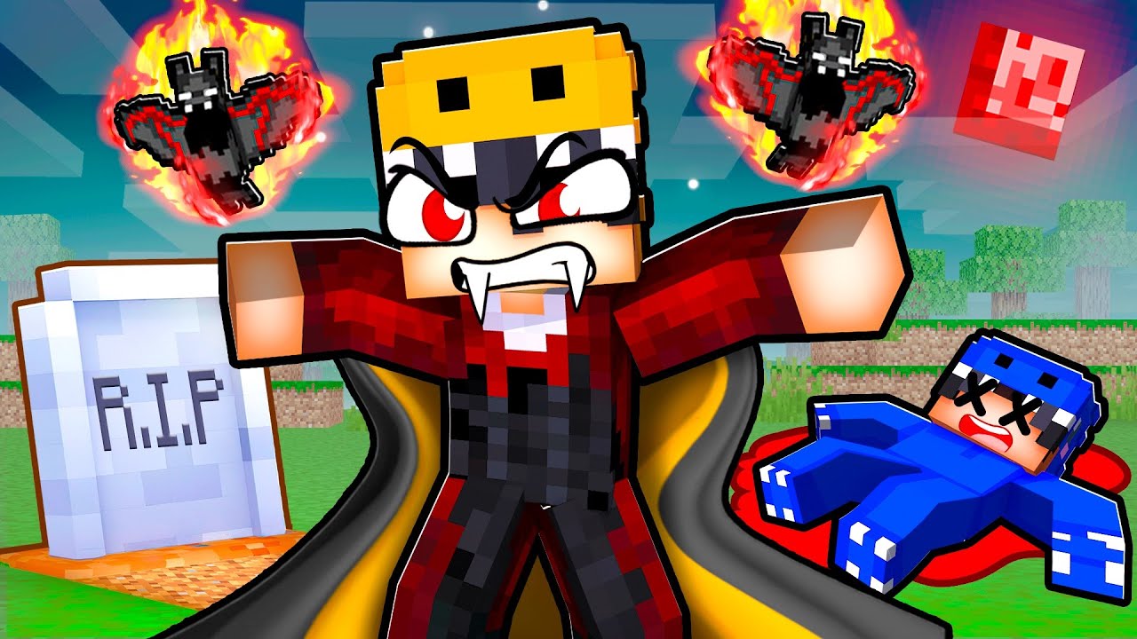 Having a VAMPIRE LIFE in Minecraft!