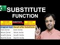 Substitute Function | Syntax Of Substitute Function | How To Use Substitute Function In Excel