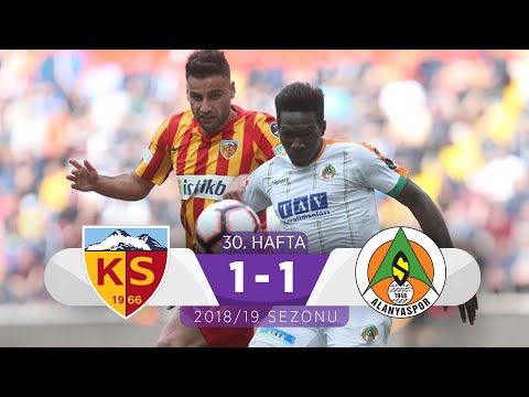 Kayserispor (1-1) Alanyaspor | 30. Hafta - 2018/19