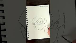 Drawing Goku Ultra Instinct - Dragon Ball Super