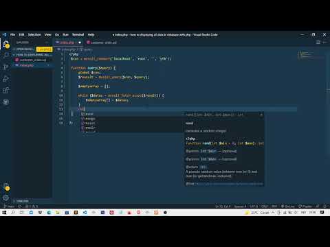 How To Displaying Database MySQL in HTML using PHP (QUICK TIP!)