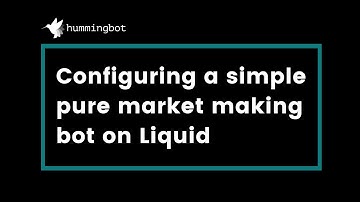 How to set up a simple pure market making bot on Liquid