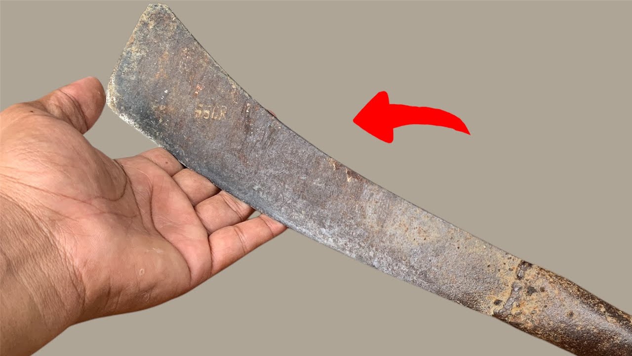 Реставрация очень старого ржавого тесака