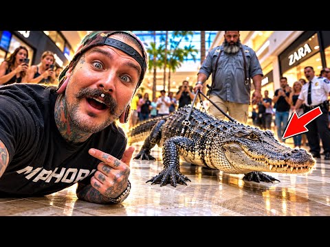 I Brought my ALLIGATOR to the MALL! 🐊