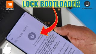 How to Lock the Bootloader on Xiaomi Mix 4 or Any Xiaomi Device